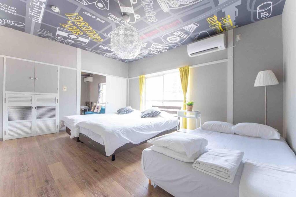 Sanacion Namba 難波千日前の5Ldk120平米 駅徒歩2分 広々バルコニーでバーベキューも可能 Apartamento Osaca Exterior foto