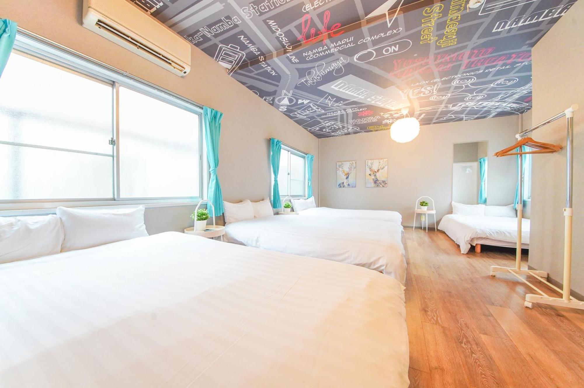 Sanacion Namba 難波千日前の5Ldk120平米 駅徒歩2分 広々バルコニーでバーベキューも可能 Apartamento Osaca Exterior foto